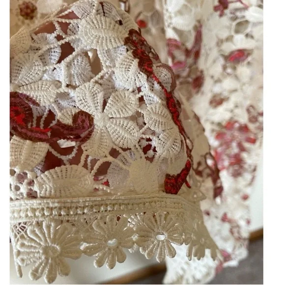 Free People Lilly Lace Maxi Dress Size XS - Picture 6 of 7
